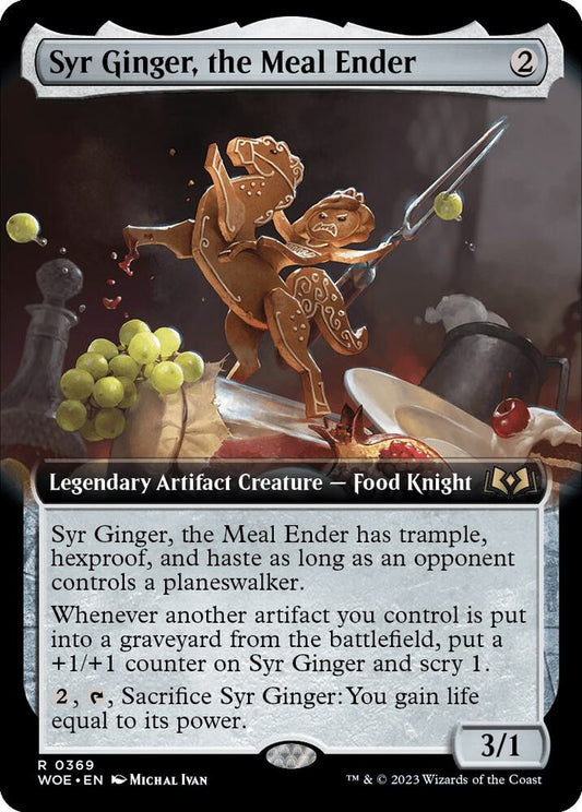 Syr Ginger, the Meal Ender (Extended Art) 369 Rare Wilds of Eldraine NM/M
