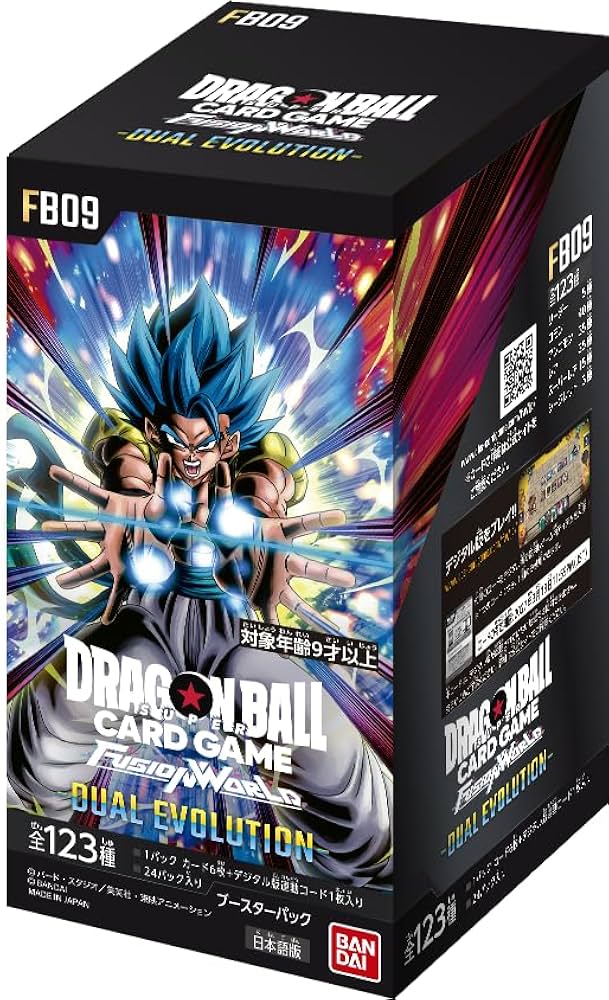 [Japanese] Dual Evolution [FB-09] Dragon Ball Card Game Fusion World Booster Box