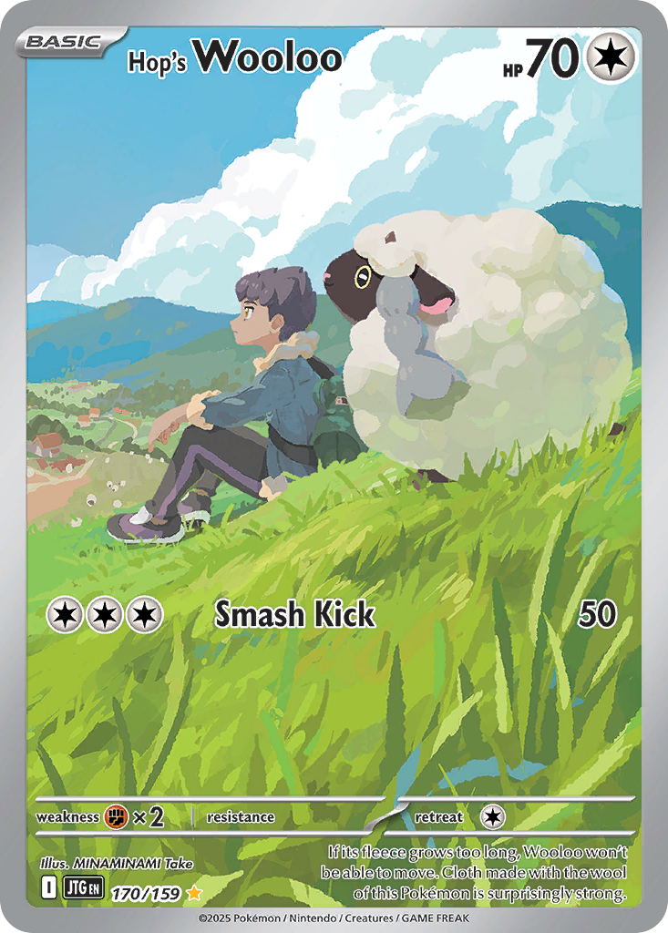 Hop's Wooloo 170/159 Illustration Rare Journey Together NM/M