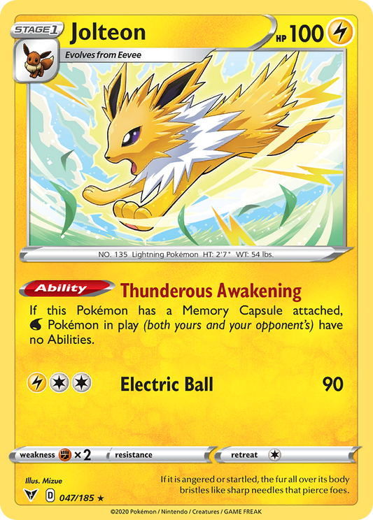 Jolteon 047/185 Rare Vivid Voltage NM/M