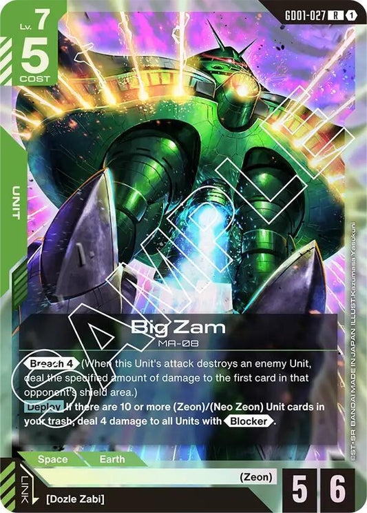 Big Zam GD01-027 R Newtype Rising NM/M