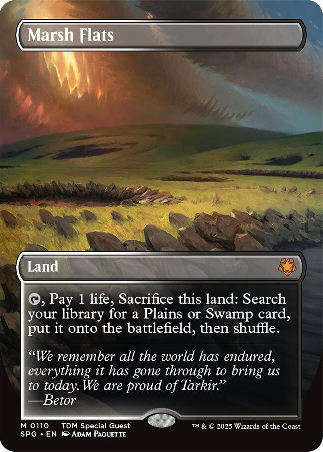Marsh Flats (Borderless) 110 Mythic Special Guests NM/M