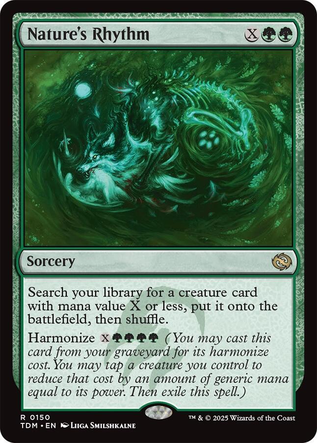 Nature's Rhythm 150 Rare Tarkir: Dragonstorm NM/M