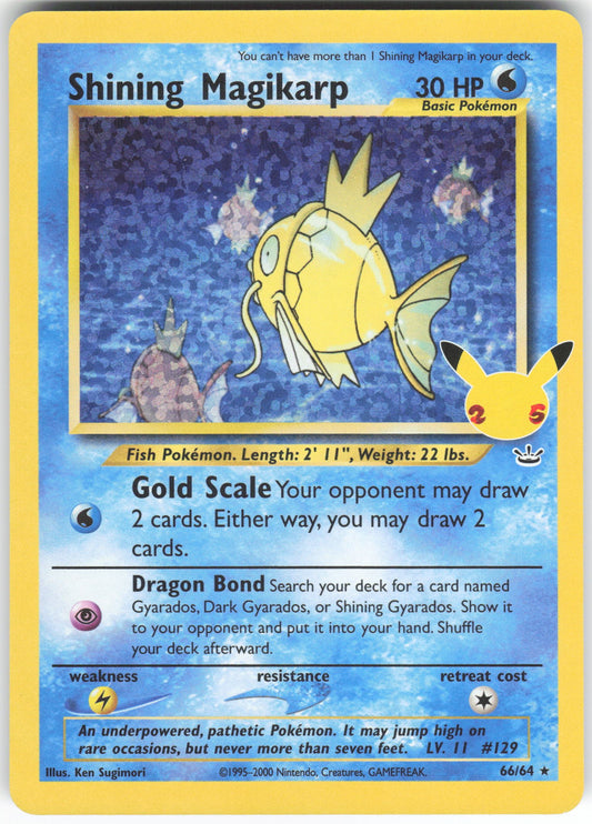 Shining Magikarp Classic Collection Celebrations: Classic Collection 66/64 NM
