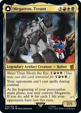 Megatron, Tyrant 12 Mythic Universes Beyond: Transformers NM/M
