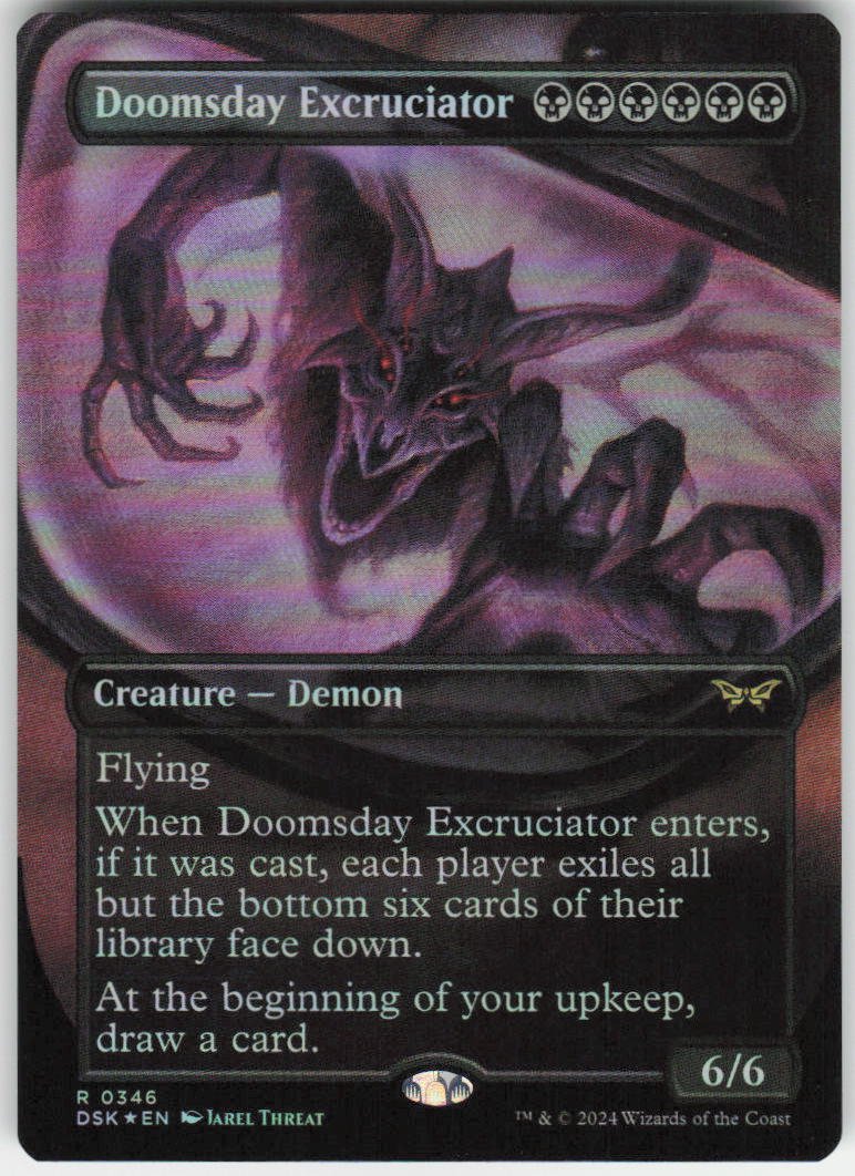 Doomsday Excruciator (Borderless) R Duskmourn: House of Horror 346 NM