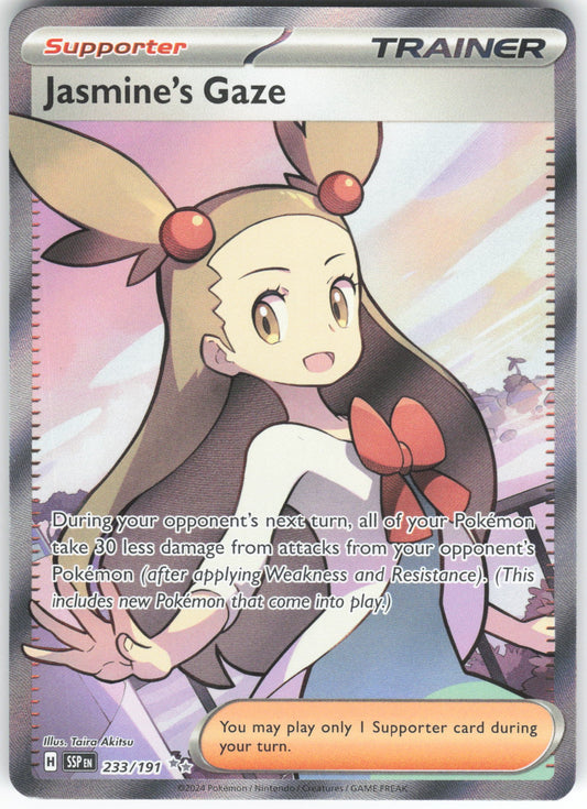 Jasmine's Gaze - Ultra Rare SV08: Surging Sparks 233/191 NM