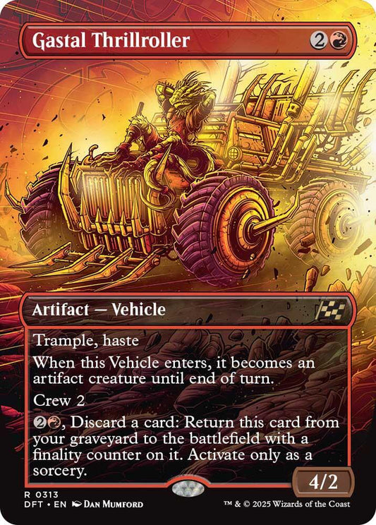 Gastal Thrillroller (Borderless) 313 Rare Aetherdrift NM/M
