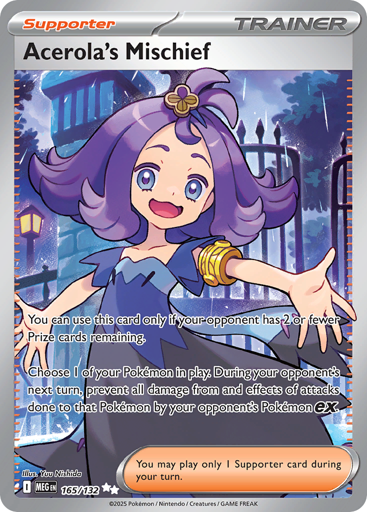 Acerola's Mischief 165/132 Ultra Rare Mega Evolution NM/M