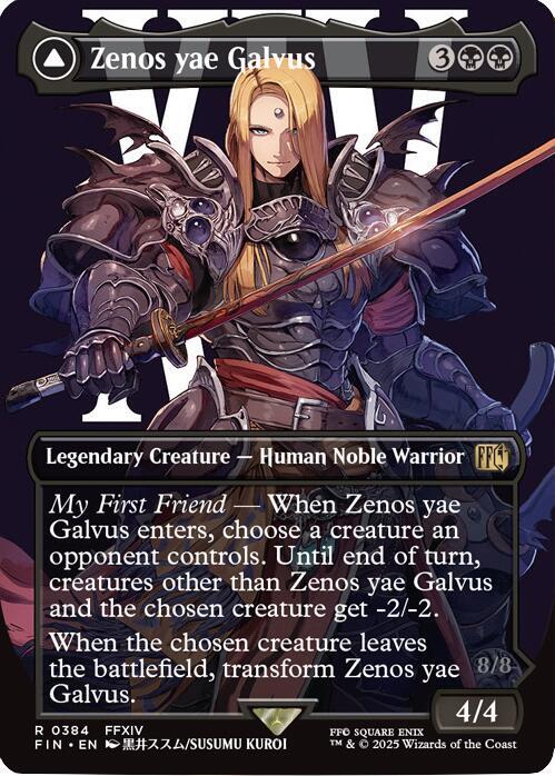 Zenos yae Galvus (Borderless) 384 Rare FINAL FANTASY Foil NM/M