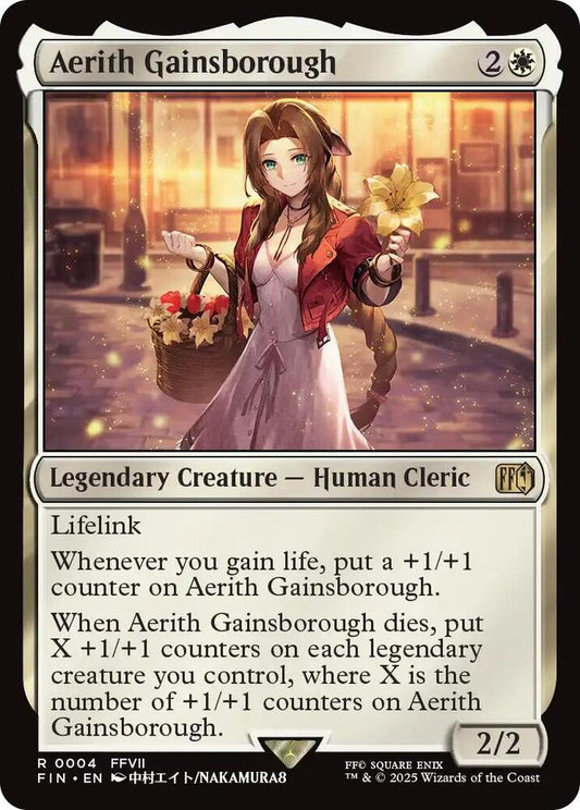 Aerith Gainsborough 4 Rare FINAL FANTASY NM/M