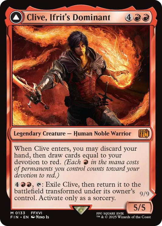 Clive, Ifrit's Dominant 133 Mythic FINAL FANTASY NM/M