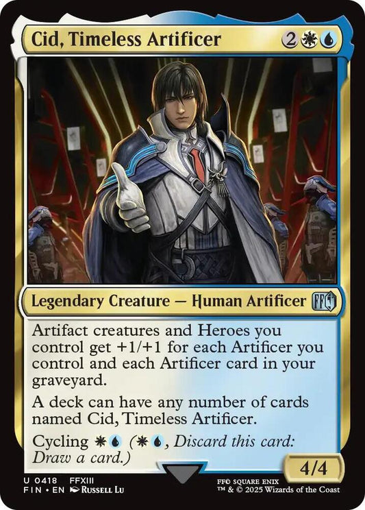 Cid, Timeless Artificer (0418) 418 Uncommon FINAL FANTASY NM/M