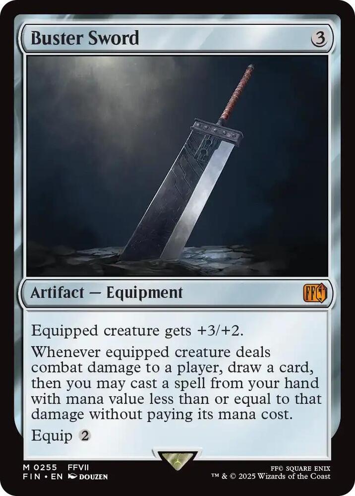 Buster Sword 255 Mythic FINAL FANTASY NM/M