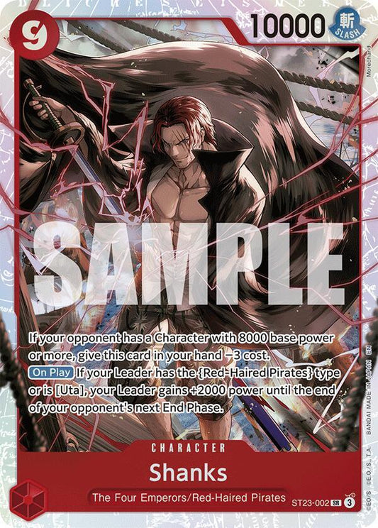 Shanks (002) ST23-002 Super Rare Starter Deck 23: RED Shanks NM/M