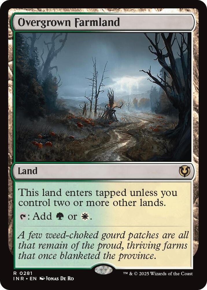 Overgrown Farmland 281 Rare Innistrad Remastered NM/M
