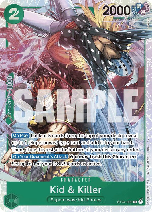 Kid & Killer ST24-002 Super Rare Starter Deck 24: GREEN Jewelry Bonney NM/M