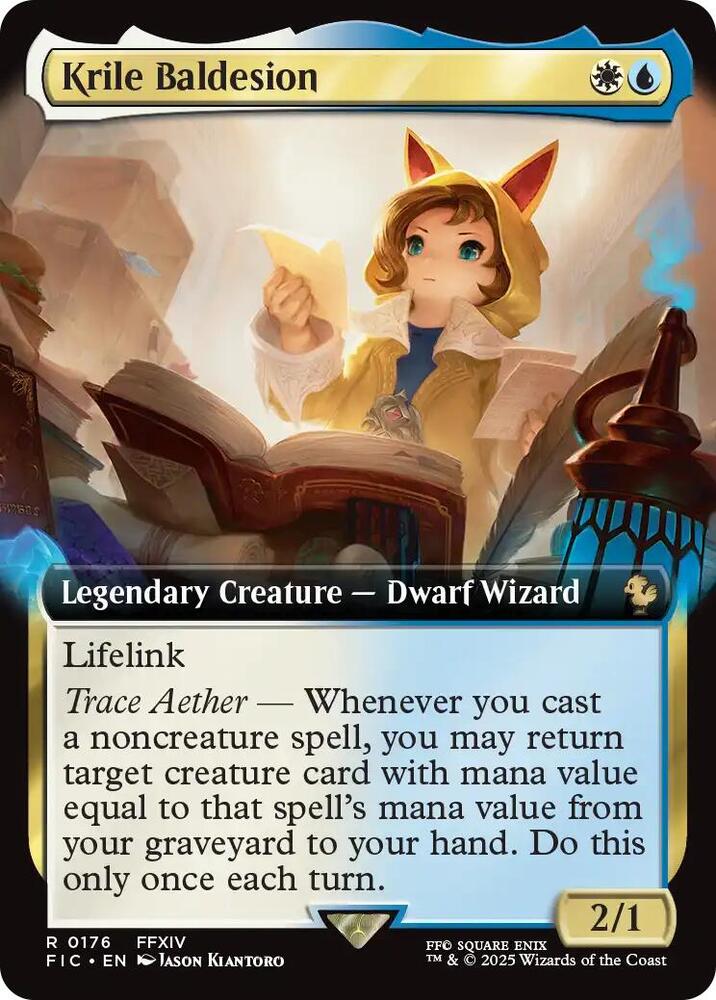 Krile Baldesion (Extended Art) 176 Rare Commander: FINAL FANTASY Foil NM/M