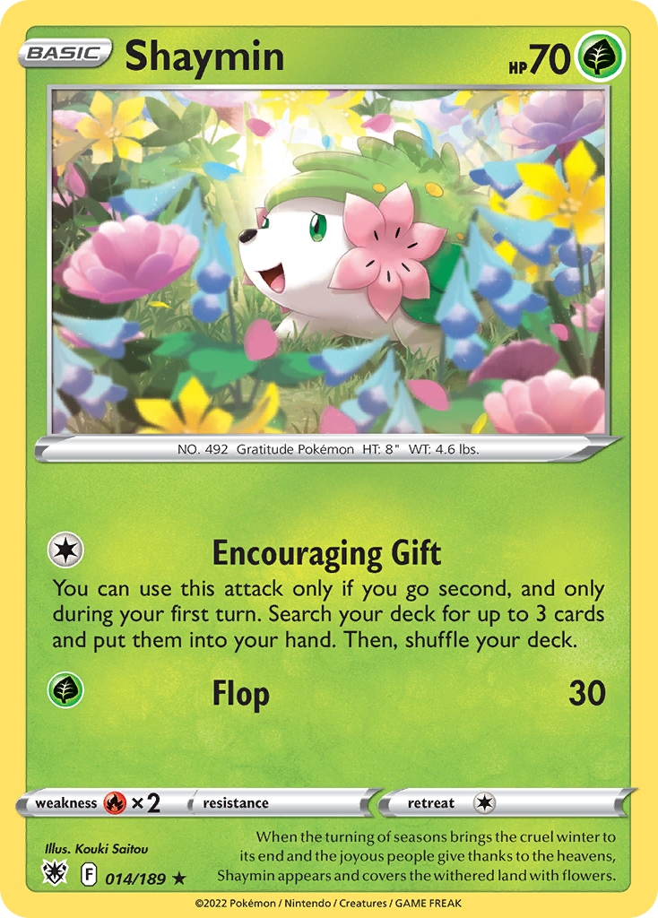 Shaymin 014/189 Rare Astral Radiance NM/LP