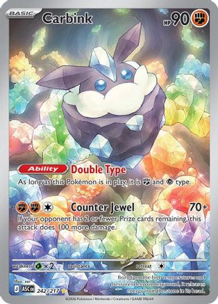 Carbink 242/217 Illustration Rare Ascended Heroes NM/M