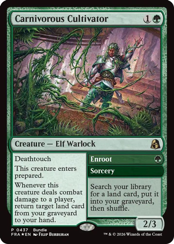 Carnivorous Cultivator 437 Promo Unique and Miscellaneous Promos Holo NM/M