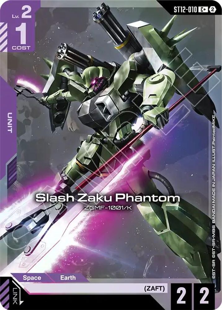 Slash Zaku Phantom (C+) ST12-010 C+ Starter Deck 12: Raging Onslaught NM/M