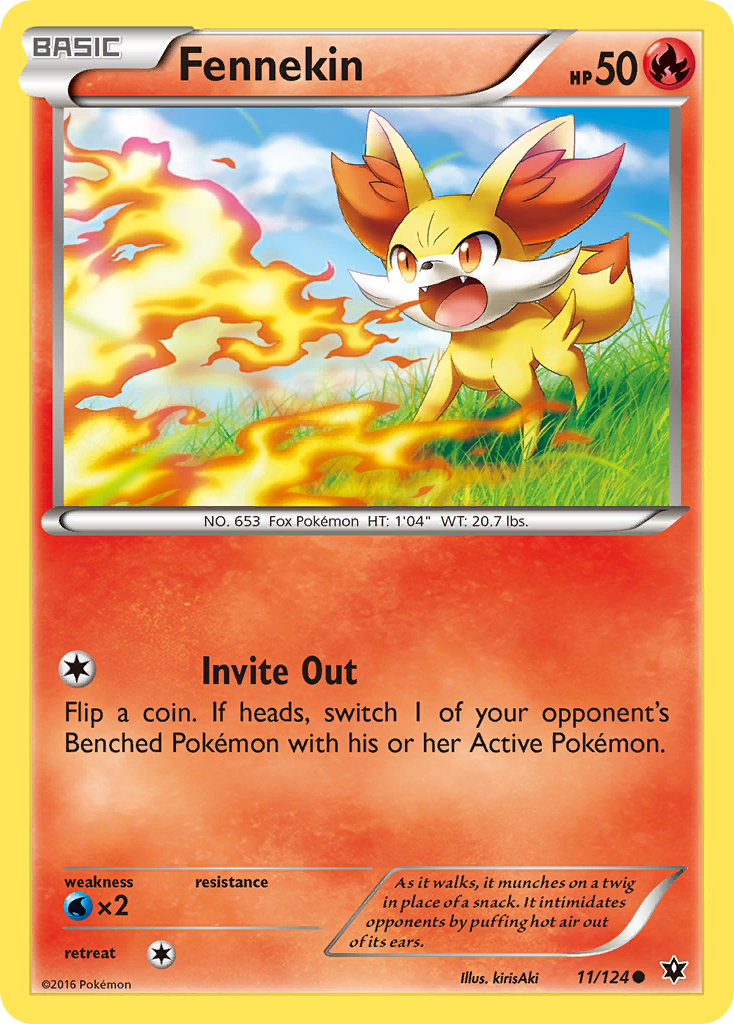 Fennekin 11/124 Common Fates Collide NM/LP