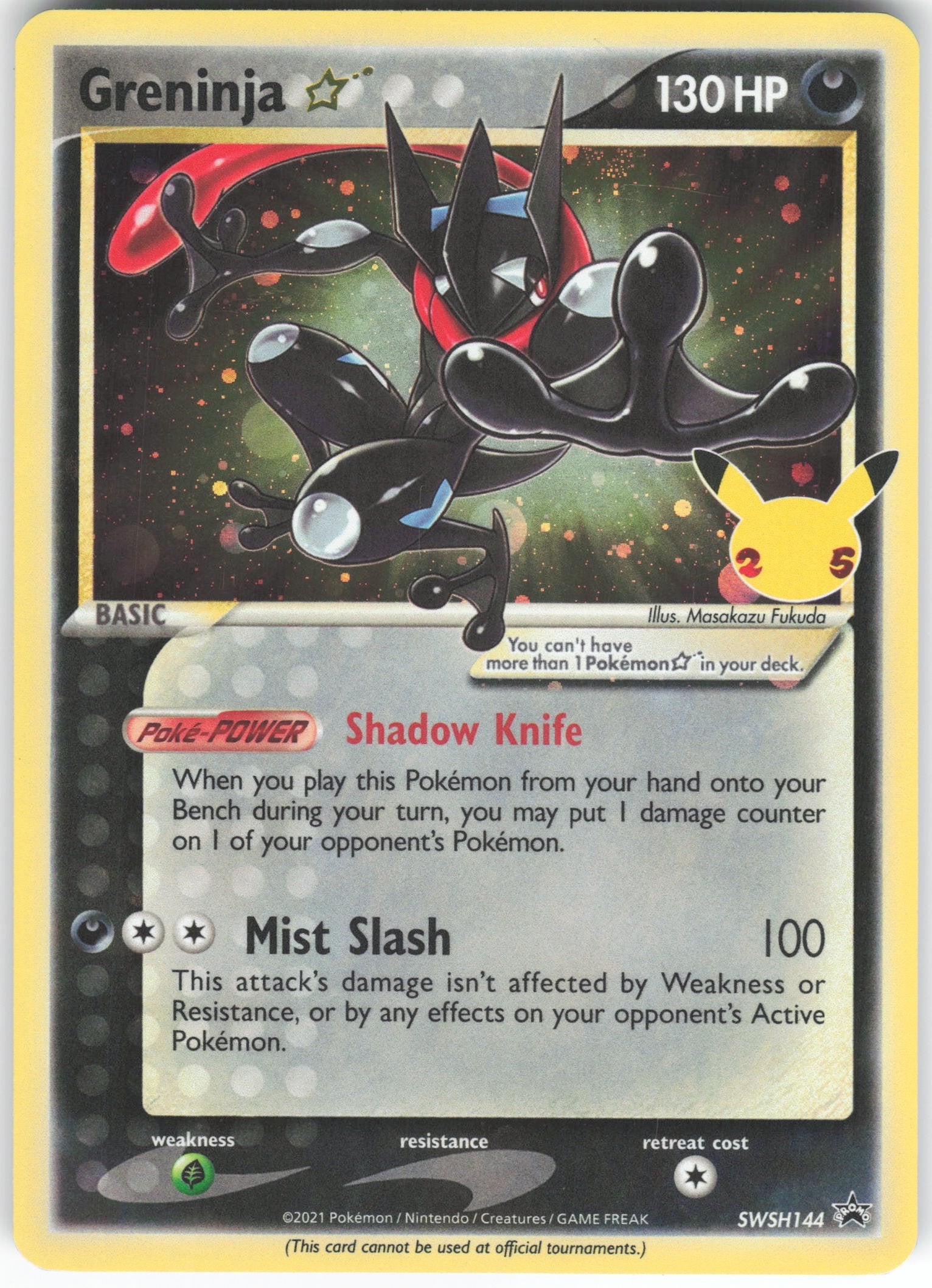 Greninja Star Promo SWSH: Sword & Shield Promo Cards SWSH144 NM