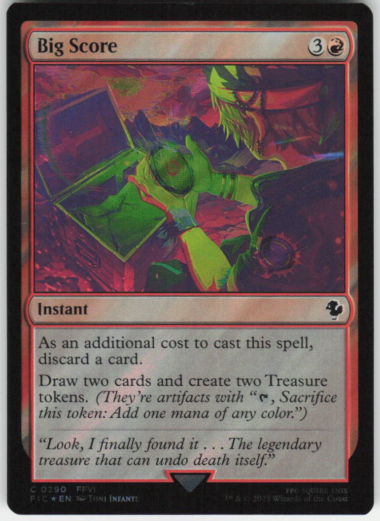 Big Score (Surge Foil) C Commander: FINAL FANTASY 290 NM