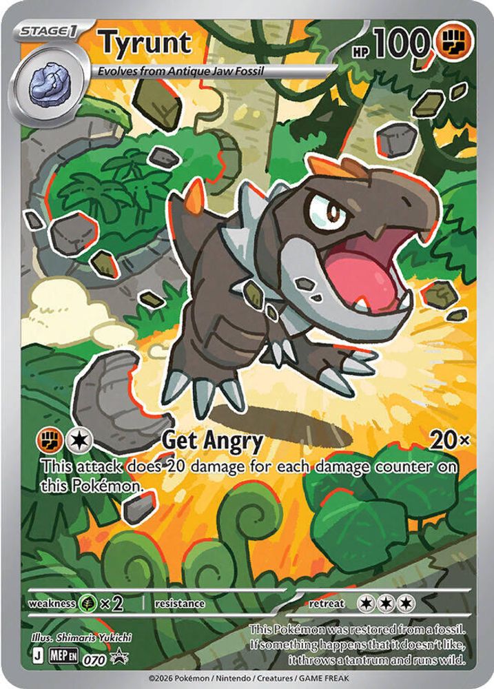 Tyrunt 070 Promo ME: Mega Evolution Promo Holo NM/M