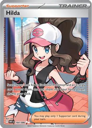 Hilda 164/086 Ultra Rare White Flare Holo NM/M