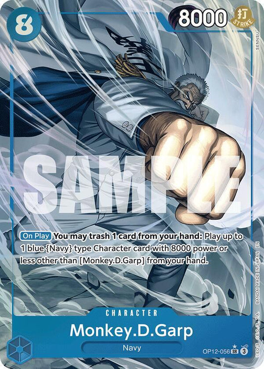 Monkey.D.Garp (Alternate Art) OP12-056 Super Rare Legacy of the Master NM/M