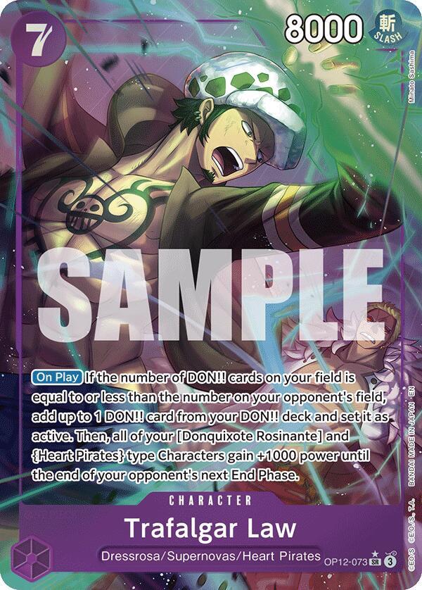 Trafalgar Law (073) (Alternate Art) OP12-073 Legacy of the Master NM/M
