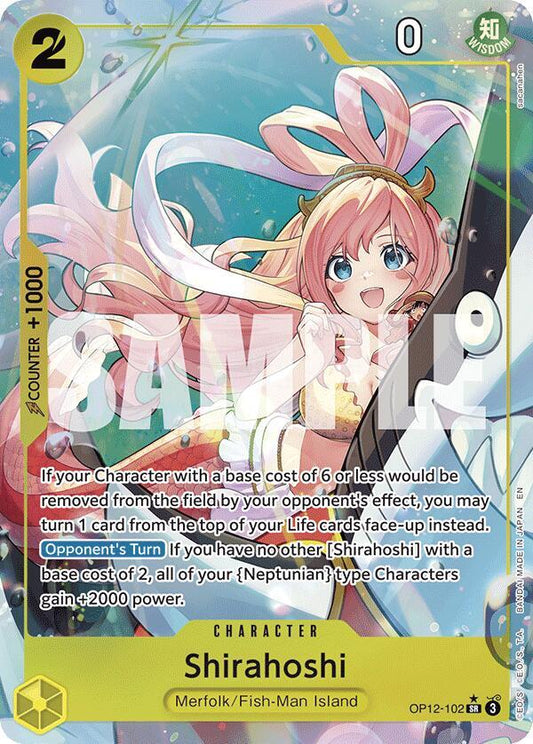 Shirahoshi (Alternate Art) OP12-102 Super Rare Legacy of the Master NM/M