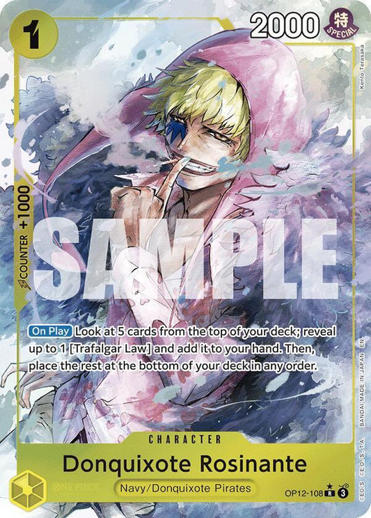 Donquixote Rosinante (108) (Alternate Art) OP12-108 Legacy of the Master NM/M