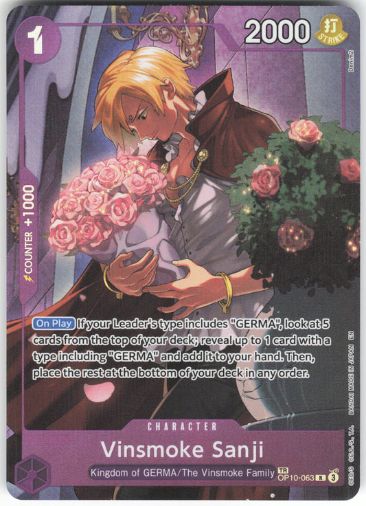 Vinsmoke Sanji (TR) TR Legacy of the Master OP10-063 NM