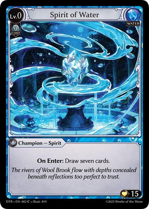 Spirit of Water 2 Common Distorted Reflections Starter Decks NM/M