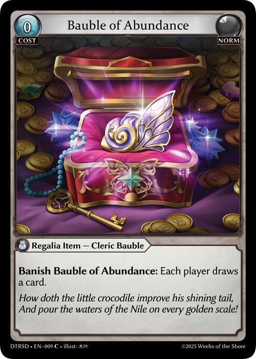Bauble of Abundance 9 Common Distorted Reflections Starter Decks NM/M