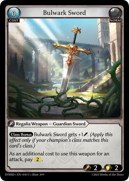 Bulwark Sword 10 Uncommon Distorted Reflections Starter Decks NM/M