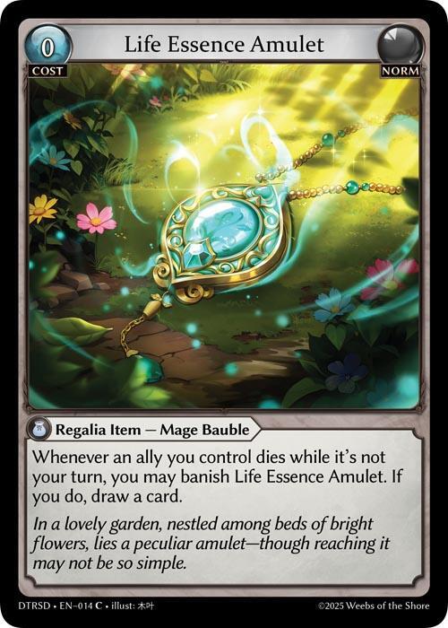 Life Essence Amulet 14 Common Distorted Reflections Starter Decks NM/M