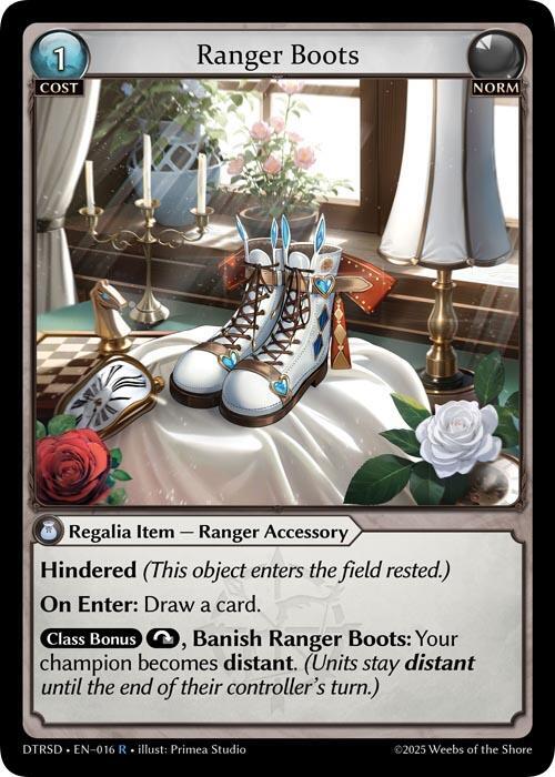 Ranger Boots 16 Rare Distorted Reflections Starter Decks NM/M