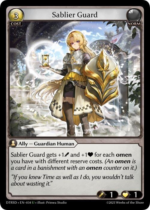 Sablier Guard 34 Uncommon Distorted Reflections Starter Decks NM/M