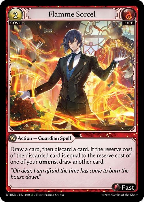 Flamme Sorcel 40 Uncommon Distorted Reflections Starter Decks NM/M