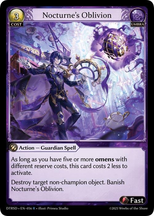Nocturne's Oblivion 56 Rare Distorted Reflections Starter Decks NM/M