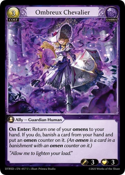 Ombreux Chevalier 57 Uncommon Distorted Reflections Starter Decks NM/M