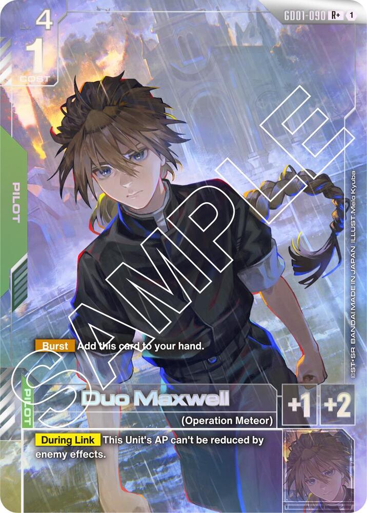 Duo Maxwell (R+) GD01-090 R+ Newtype Rising NM/M