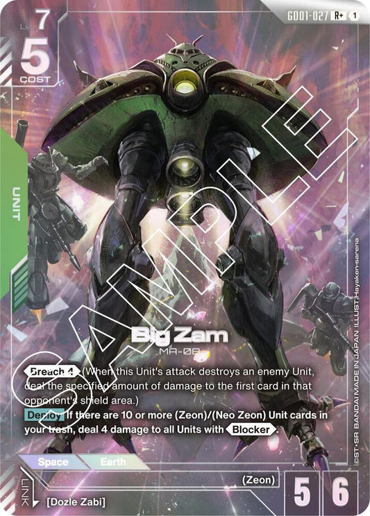 Big Zam (R+) GD01-027 R+ Newtype Rising NM/M