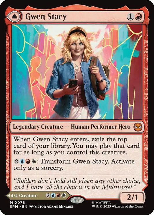 Gwen Stacy 78 Mythic Marvel's Spider-Man NM/M