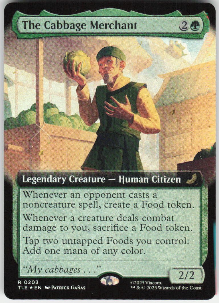 The Cabbage Merchant (Extended Art Foil) R Avatar: The Last Airbender: Eternal-Legal 203 NM