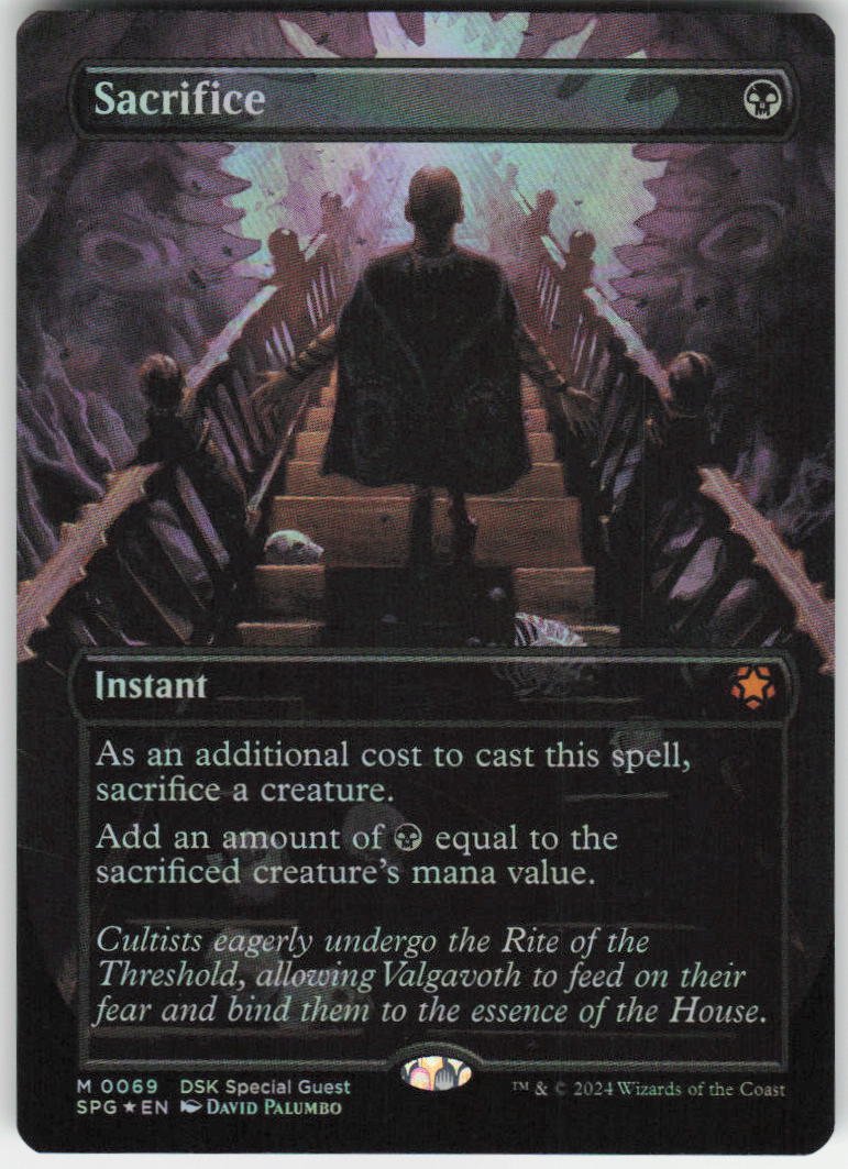 Sacrifice (Borderless) M Special Guests 69 NM